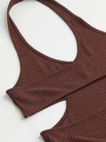 Сукня міні H&M модель 10495925wer_Коричневый Фото