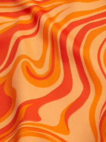 Платье мини H&M модель 1049615ral_Оранжевый Фото