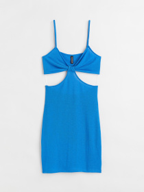 Платье мини H&M модель 1065276arl_Синий Фото