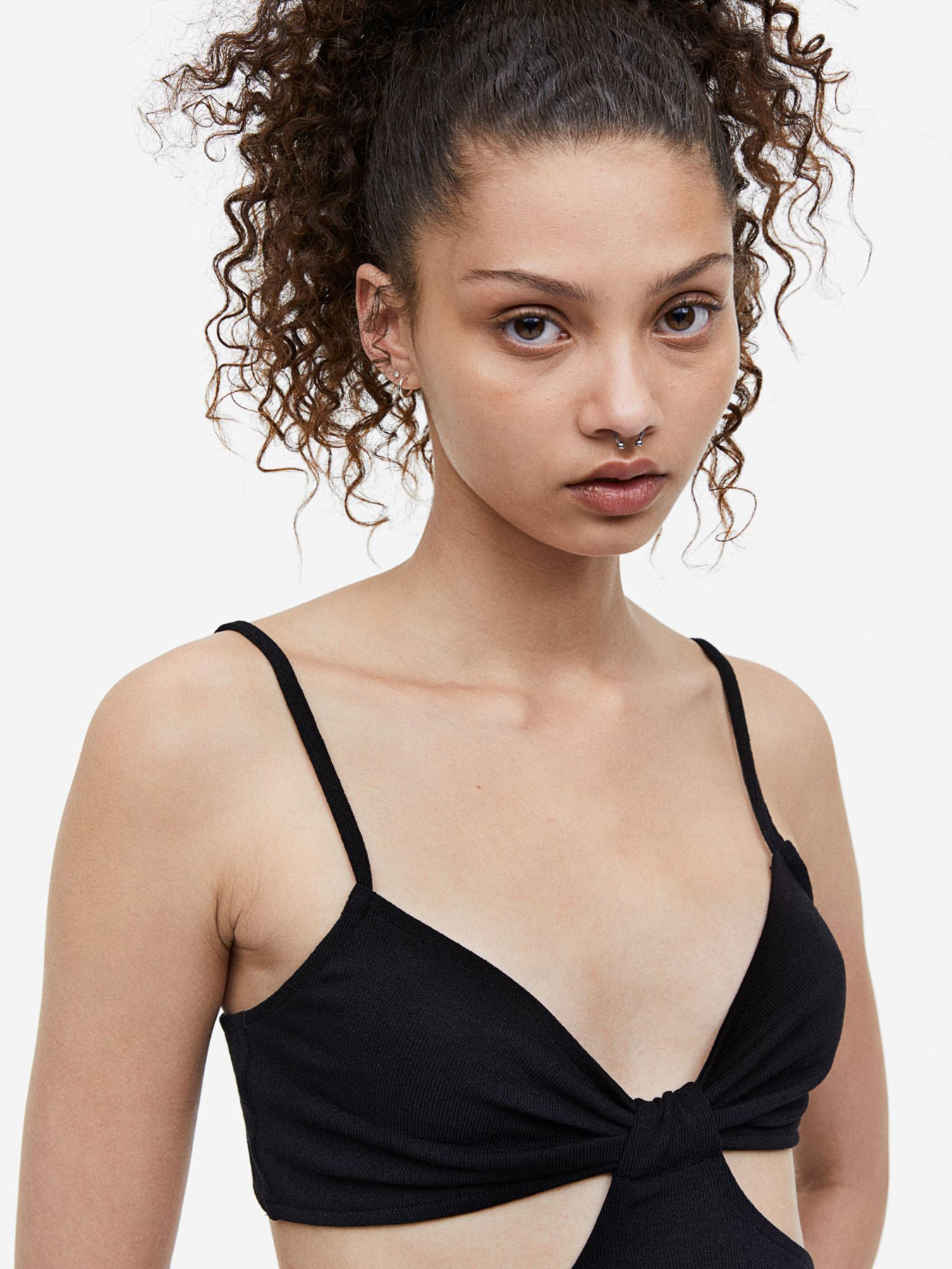 Платье мини H&M модель 1065276arl_Черный Фото