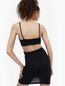 Платье мини H&M модель 1065276arl_Черный Фото