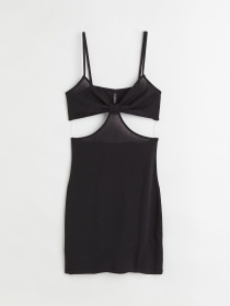 Платье мини H&M модель 1065276arl_Черный Фото