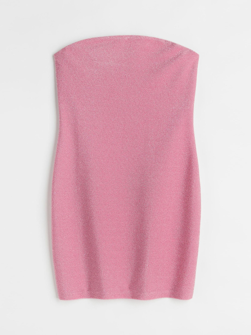 Платье мини H&M модель 1065283wer_Розовый Фото