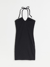 Платье мини H&M модель 1075021arl_Черный Фото