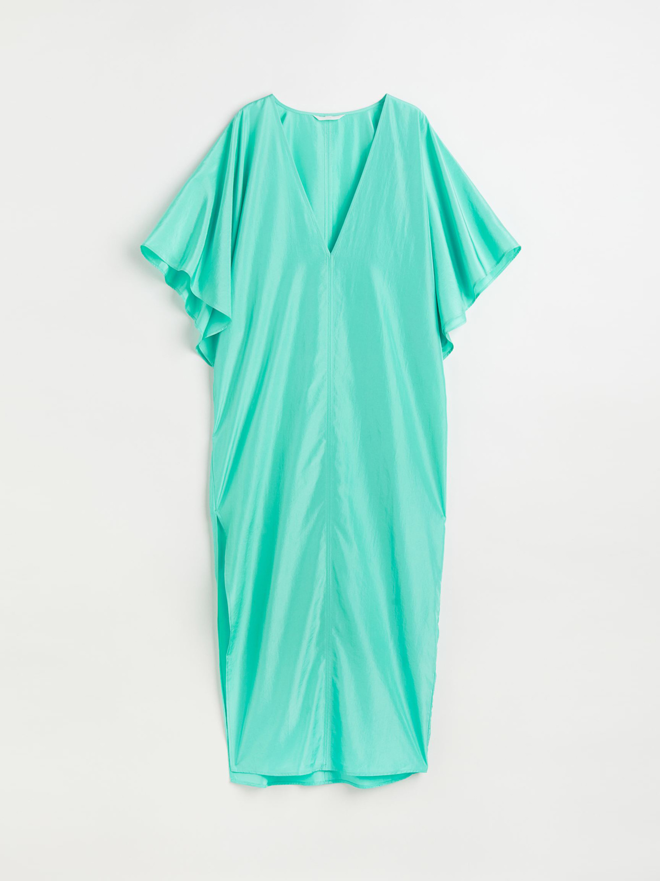 Платье макси H&M модель 1077225ral_Бирюзовый Фото