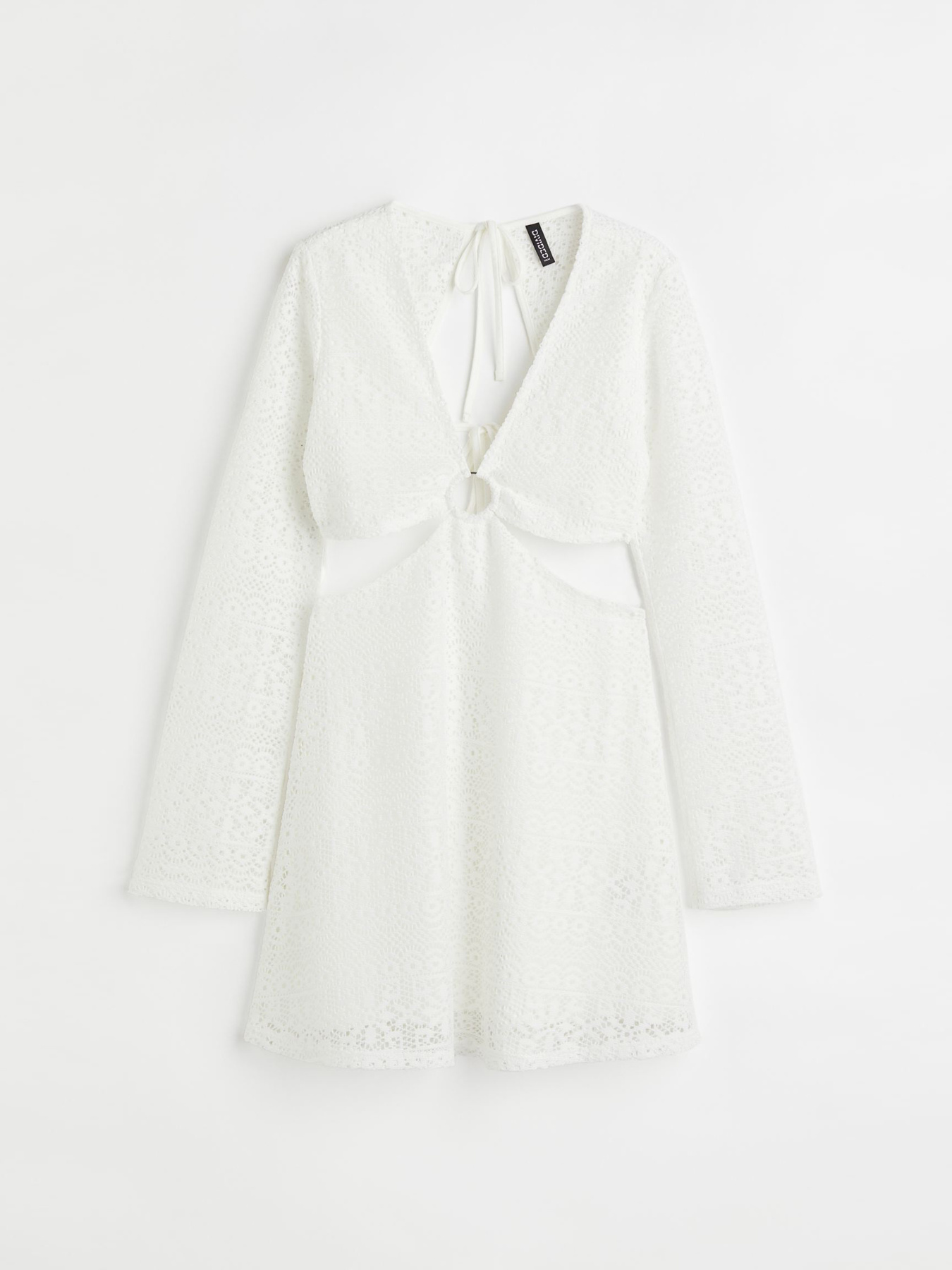 Платье мини H&M модель 1094428arl_Белый Фото