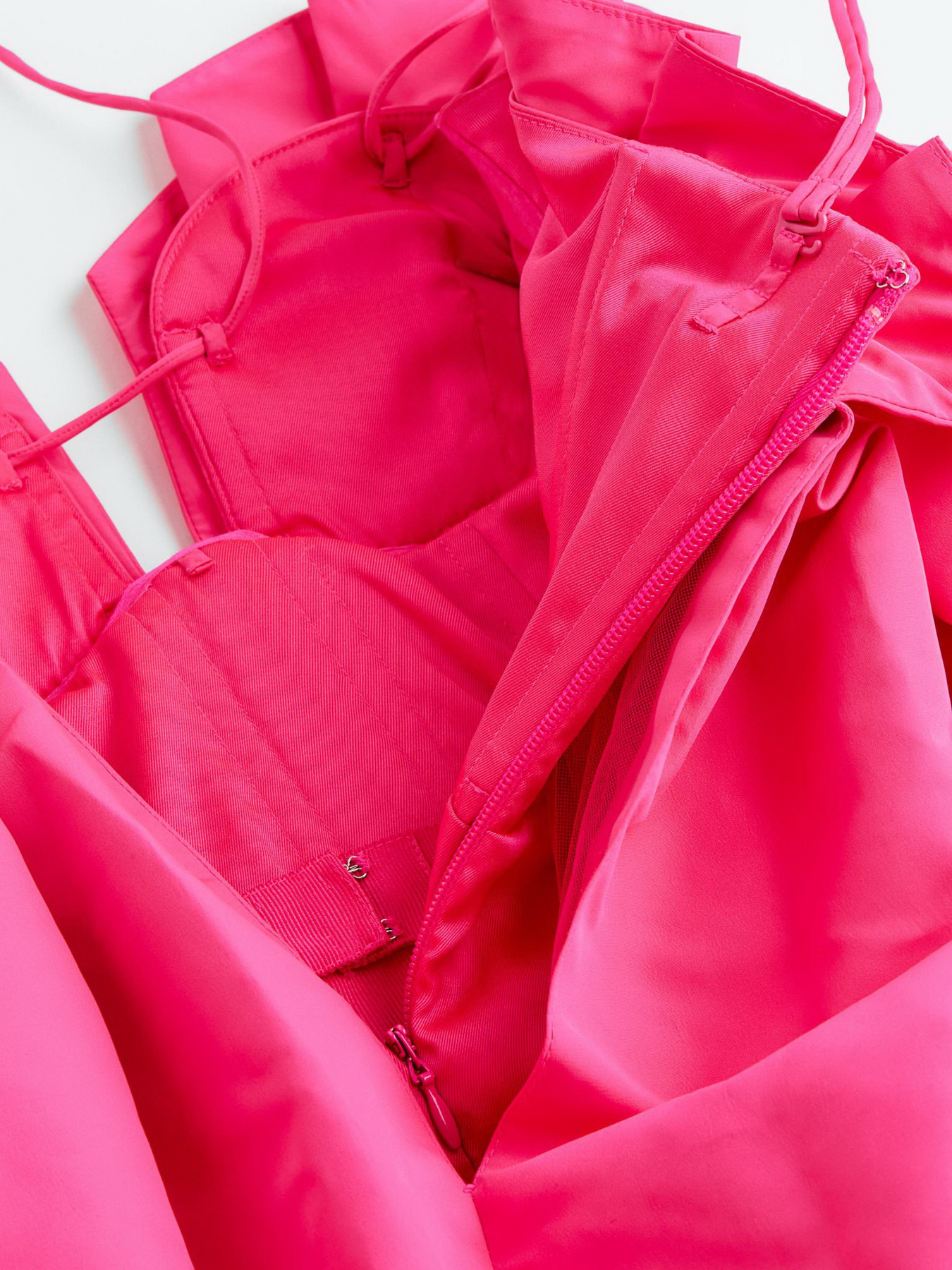 Платье мини H&M модель 1110288arl_Фуксия Фото