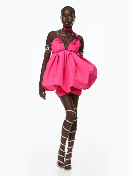 Сукня міні H&M модель 1110288arl_Фуксия Фото