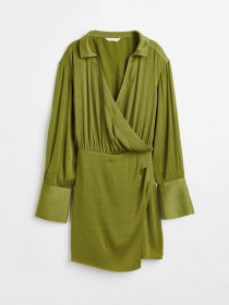 Платье мини H&M модель 1114002ral_Светло-зеленый Фото