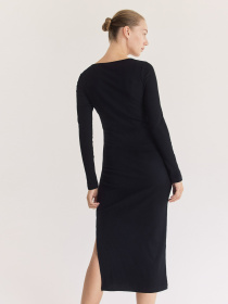 Сукня міді H&M модель 1116340wer_Черный Фото