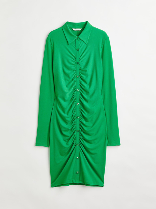 Платье мини H&M модель 1117967arl_Зеленый Фото