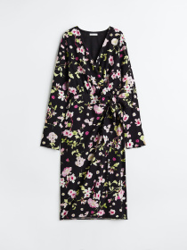 Платье миди H&M модель 11485357wer_Черный Фото