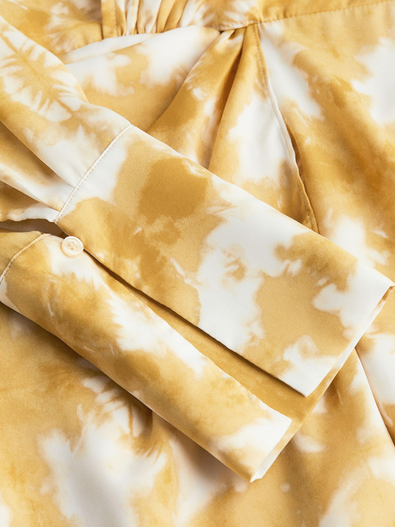 Платье мини H&M модель 1187810wer_Горчичный Фото