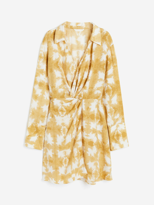 Сукня міні H&M модель 1187810wer_Горчичный Фото