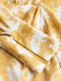 Платье мини H&M модель 1187810wer_Горчичный Фото