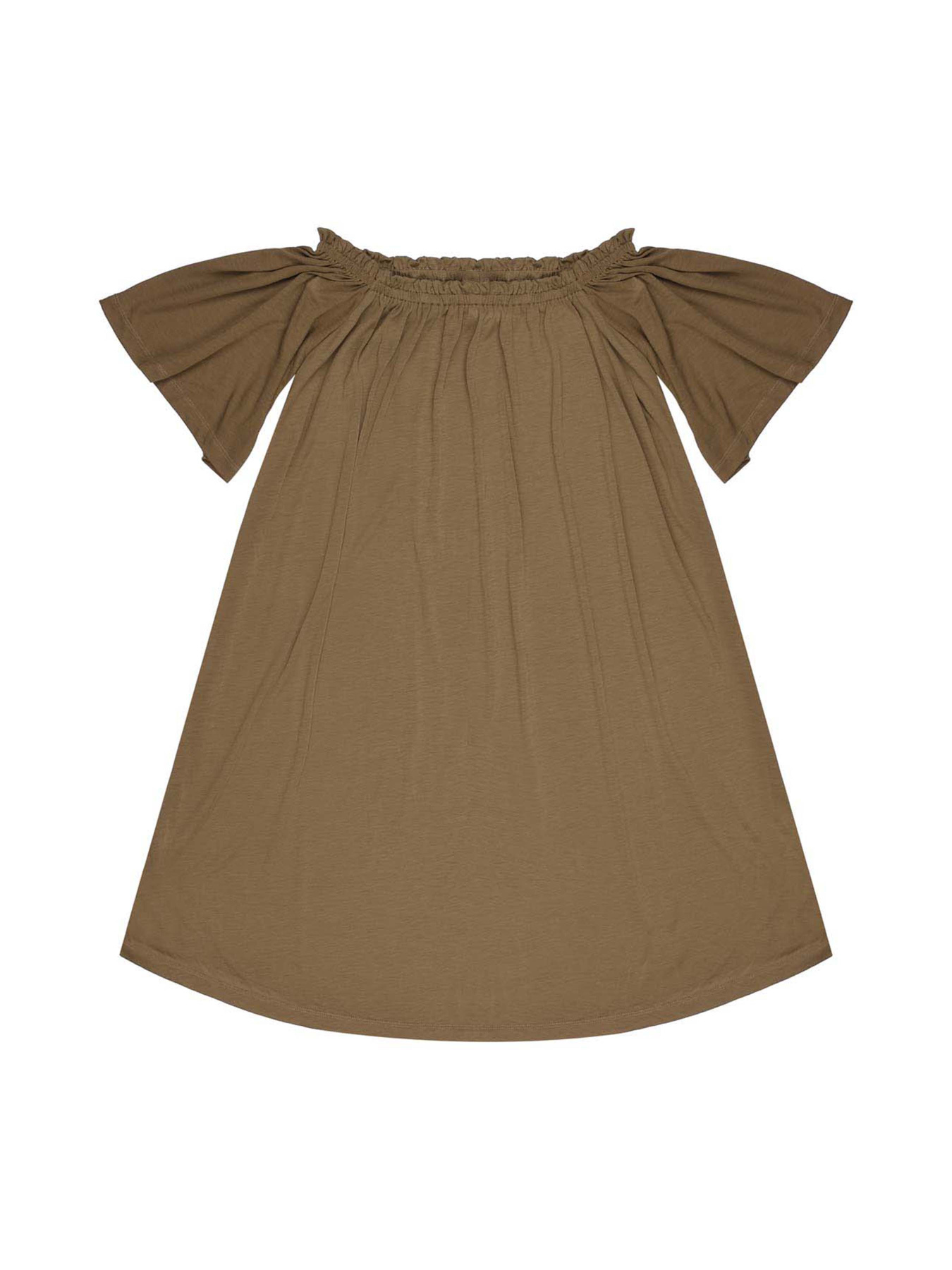 Платье мини H&M модель 12-3335577_хаки Фото