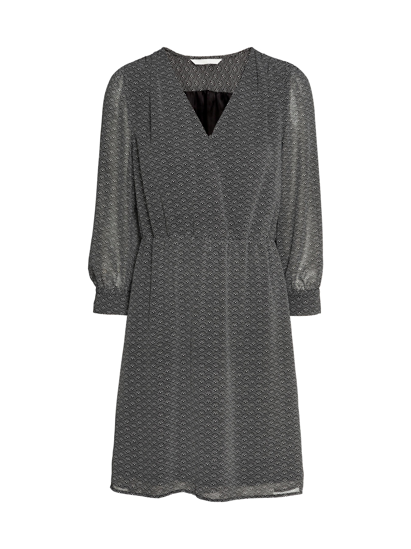 Сукня міні H&M модель 12-4529835_черно-белый узор Сукня міні H&M модель 12-4529835_черно-белый узор Фото