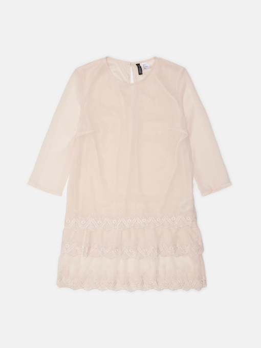 Сукня міні H&M модель 1634087abr_Пудровый Фото