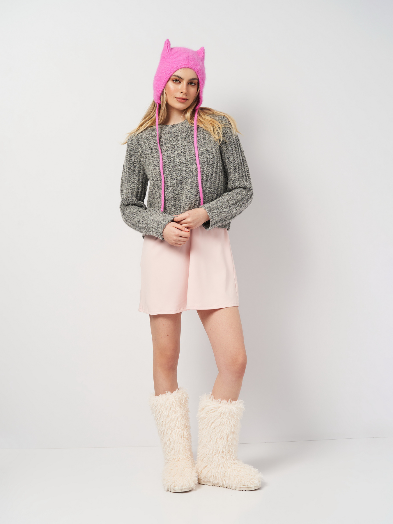 Сукня міні H&M модель 2007001arl_Светло-розовый Фото