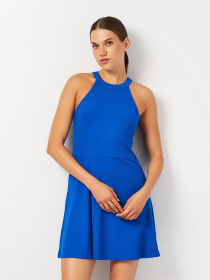 Платье мини H&M модель 2017051ral_Синий Фото