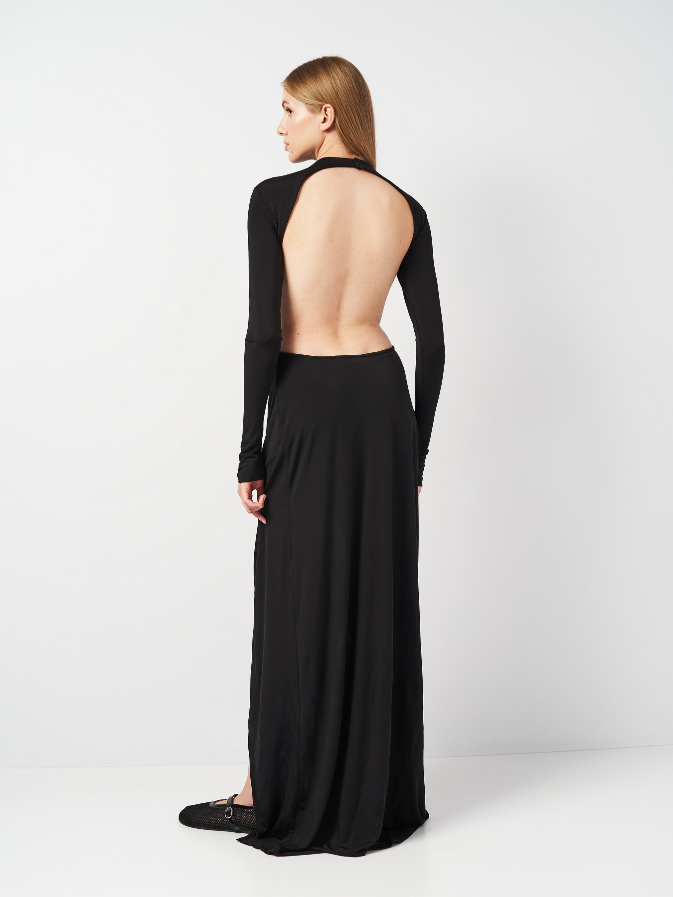 Сукня максі H&M модель 2021004ral_Черный Фото