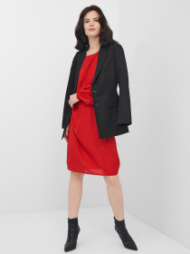 Платье мини H&M модель 2147600sdm_Красный Фото