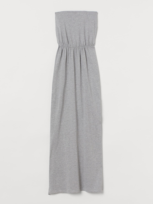 Сукня максі H&M модель 2200941wer_Серый меланж Фото