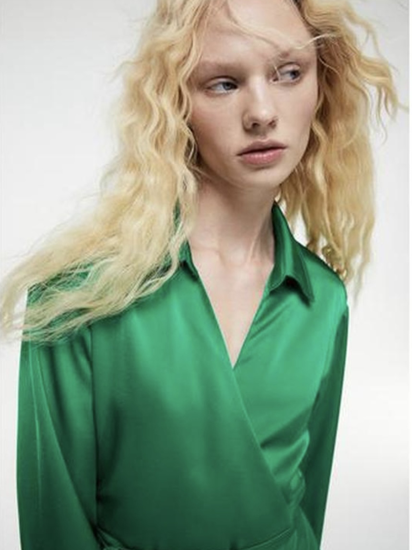 Сукня міді H&M модель 2541984wer_Зеленый Фото