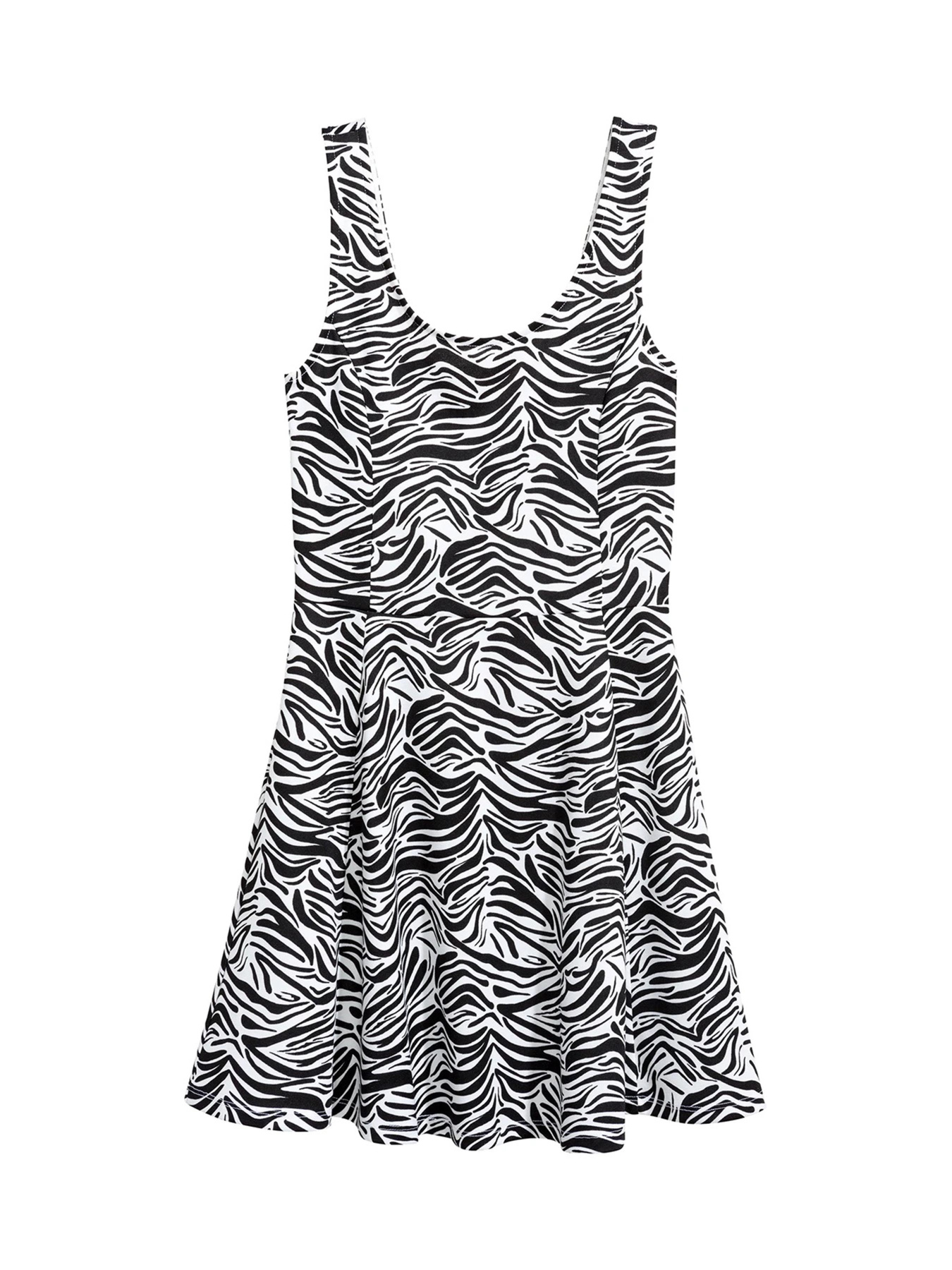 Сукня міні H&M модель 2589625arl_Черно-белый Фото