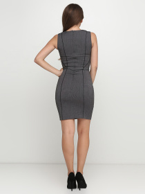 Платье мини H&M модель 3024404RP2_темно-серый Фото