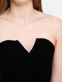 Платье миди H&M модель 3529922RP12_черный Платье миди H&M модель 3529922RP12_черный Фото