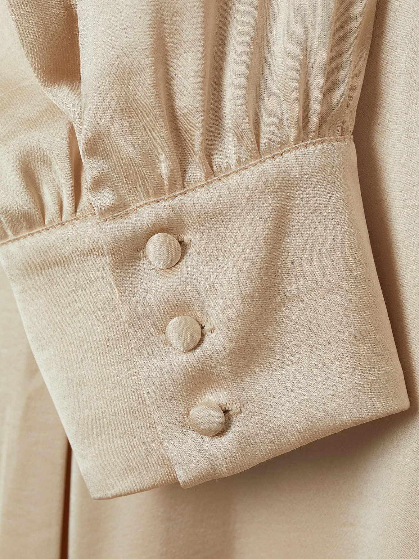 Платье миди H&M модель 3546227wer_Светло-бежевый Фото