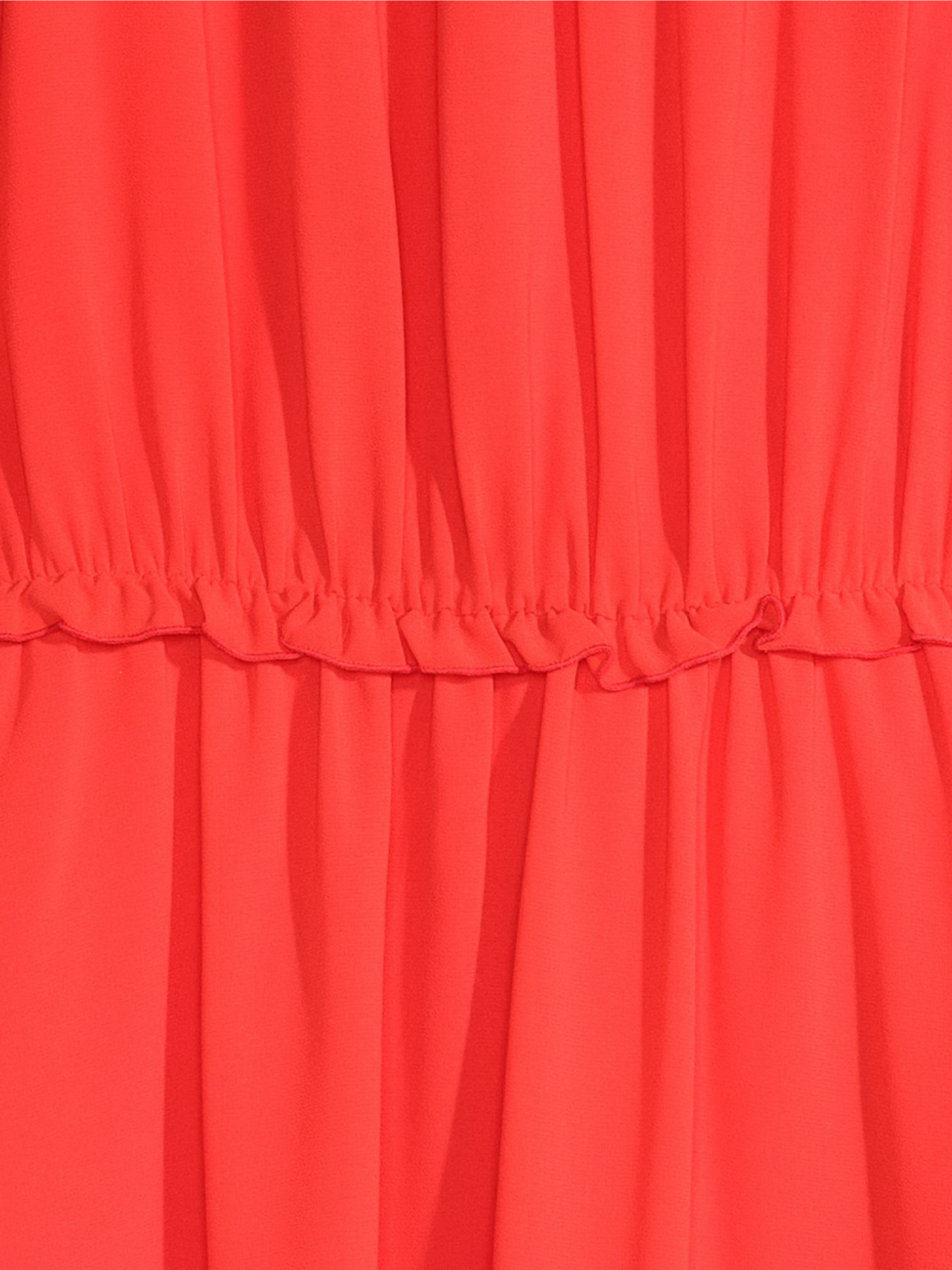 Платье мини H&M модель 3644513RP12_коралловый Фото