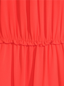 Платье мини H&M модель 3644513RP12_коралловый Фото