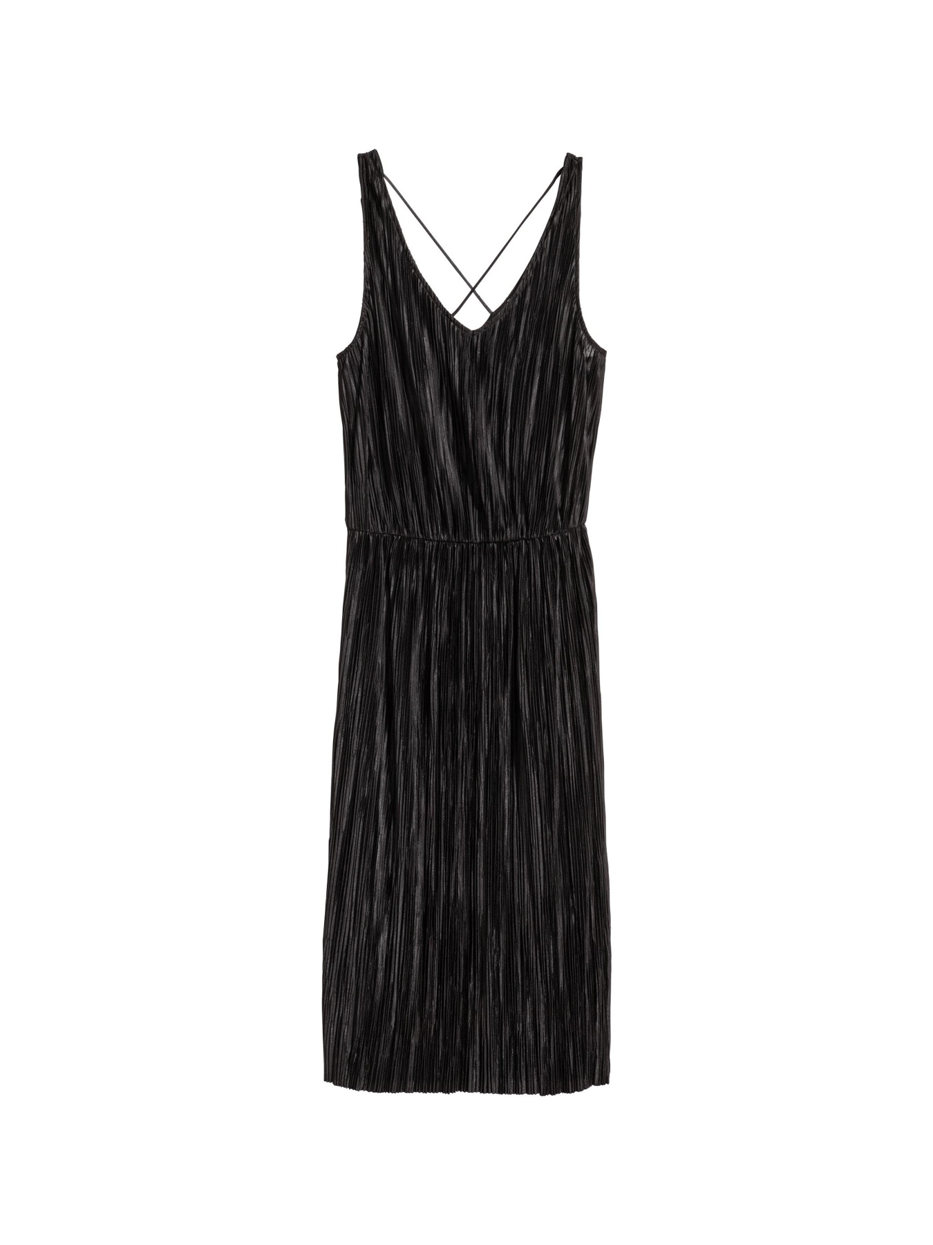 Платье миди H&M модель 3835695RP21_черный Фото