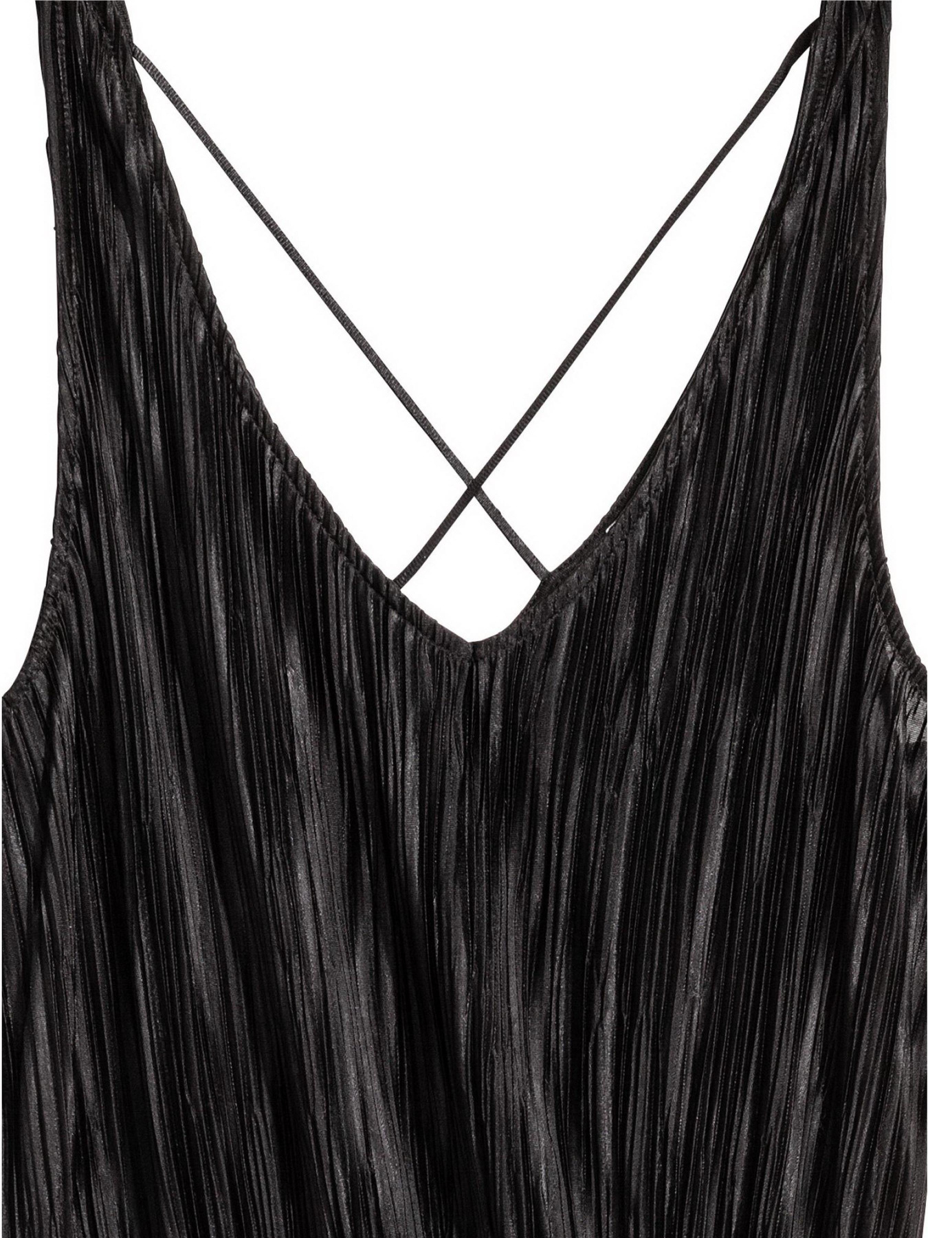 Платье миди H&M модель 3835695RP21_черный Фото