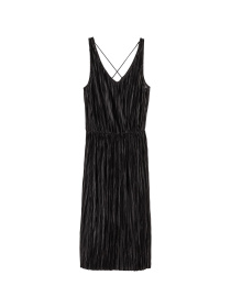 Платье миди H&M модель 3835695RP21_черный Фото