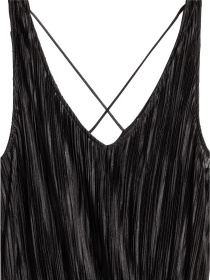 Платье миди H&M модель 3835695RP21_черный Фото