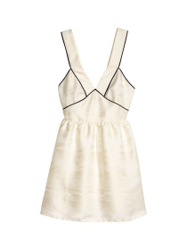 Платье мини H&M модель 4079724RP12_Молочный Фото