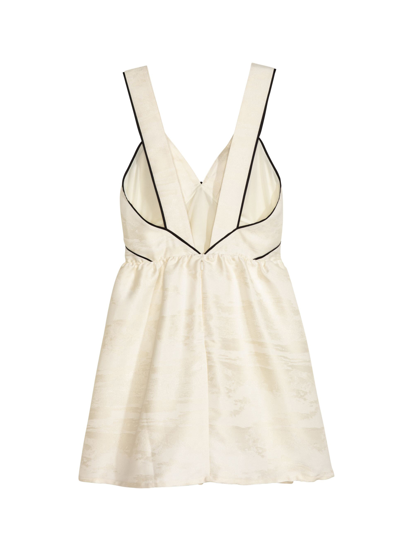 Платье мини H&M модель 4079724RP12_Молочный Платье мини H&M модель 4079724RP12_Молочный Фото