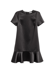 Платье мини H&M модель 4400294RP21_черный Фото