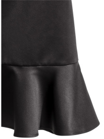 Платье мини H&M модель 4400294RP21_черный Фото