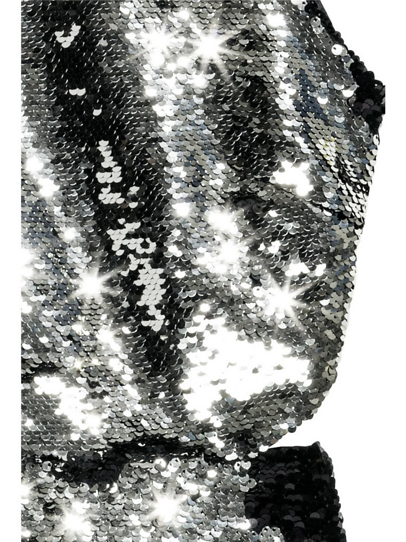 Платье мини H&M модель 4496574dm_серебристый черный Платье мини H&M модель 4496574dm_серебристый черный Фото