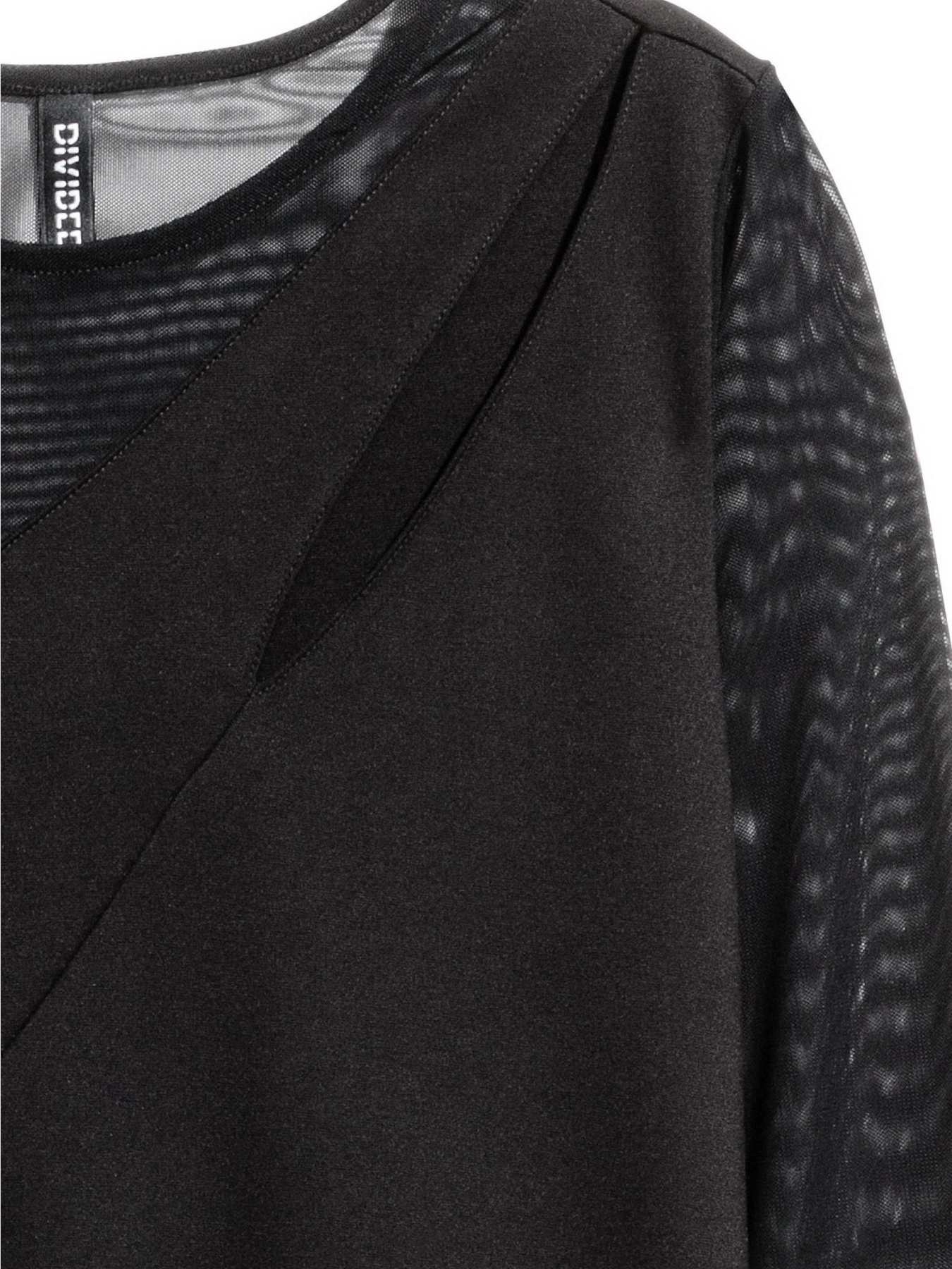 Платье мини H&M модель 4755825RP6_черный Фото