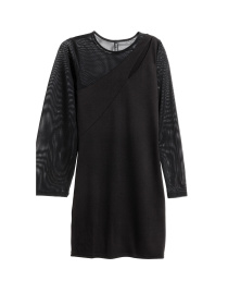 Сукня міні H&M модель 4755825RP6_черный Фото