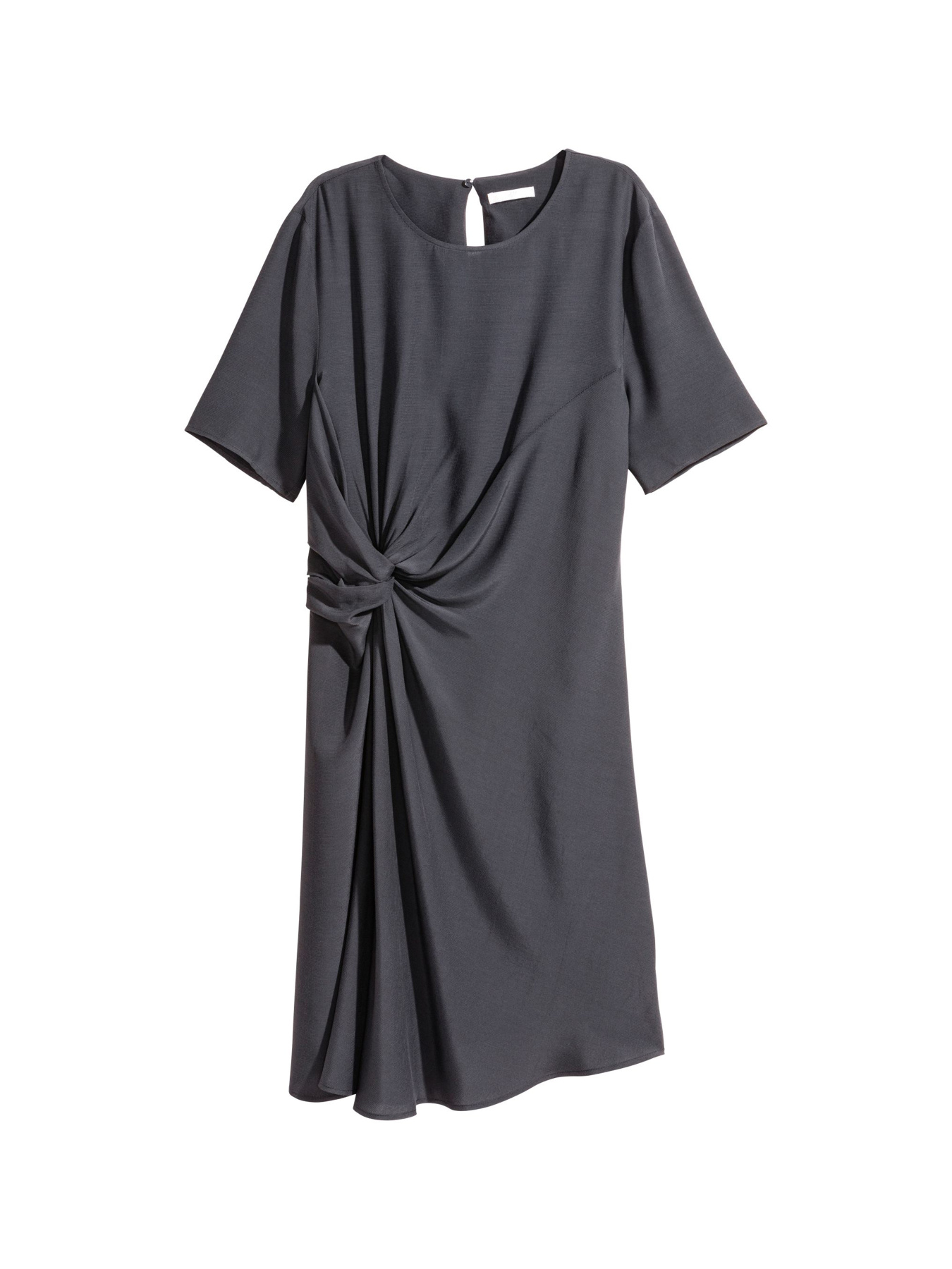 Платье миди H&M модель 4821335RP12_темно-серый Фото