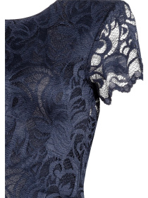 Платье мини H&M модель 4828385RP21_темно-синий Фото