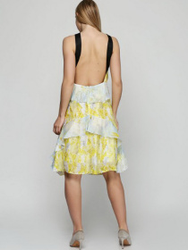 Сукня міді H&M модель 4867015wer_Желто-голубой Сукня міді H&M модель 4867015wer_Желто-голубой Фото