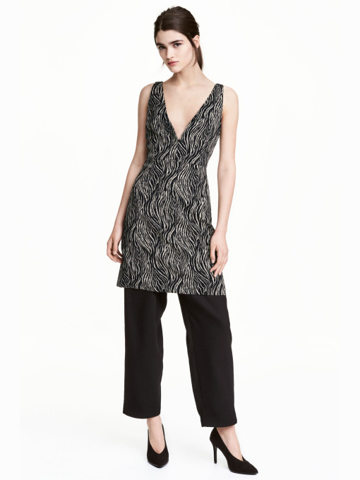 Платье мини H&M модель 4934845log_Черный Фото