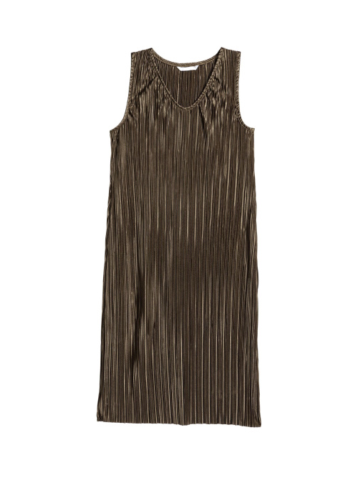 Платье мини H&M модель 5040975dlog_Темный хаки Фото